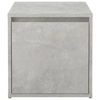 Cassetto Contenitore Grigio Cemento 40,5x40x40 cm in Legno 808778