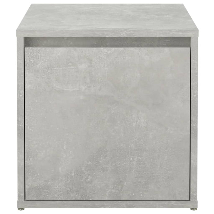 Cassetto Contenitore Grigio Cemento 40,5x40x40 cm in Legno 808778