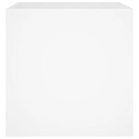 Fioriera Bianca 40x40x40 cm in Legno Multistrato 808792