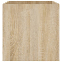 Fioriera Rovere-Vaso-Contenitore per Piante Sonoma 40x40x40 cm in Legno Multistrato