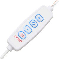 Toeletta con LED Bianco Lucido 74,5x40x141 cm 808807