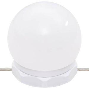 Toeletta con LED Bianca 86,5x35x136 cm 808810