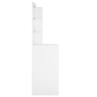 Toilette dal design moderno con LED 60 x 40 x 140 cm bianco 02_0006244