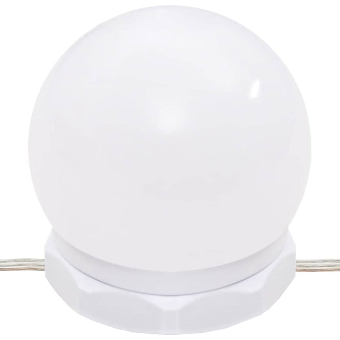 Toeletta con LED Bianca 60x40x140 cm 808828