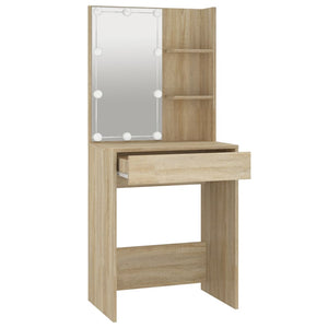 Toilette di design con LED 60 x 40 x 140 cm beige 02_0006290