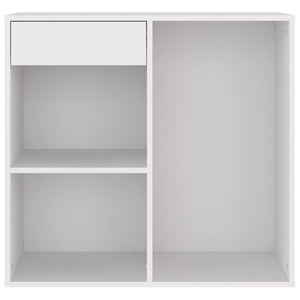 Armadietto per Cosmetici Bianco 80x40x75cm in Legno Multistrato cod mxl 50121