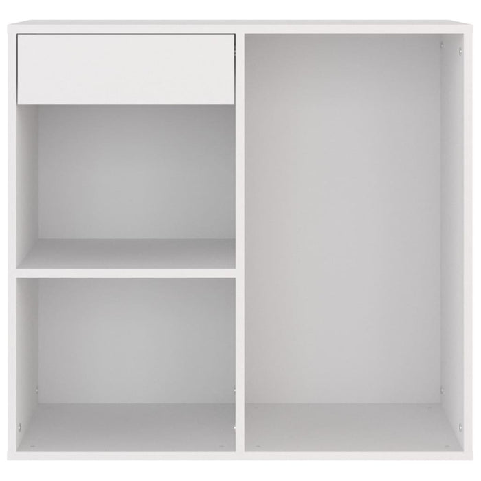 Armadietto per Cosmetici Bianco 80x40x75cm in Legno Multistrato cod mxl 50121