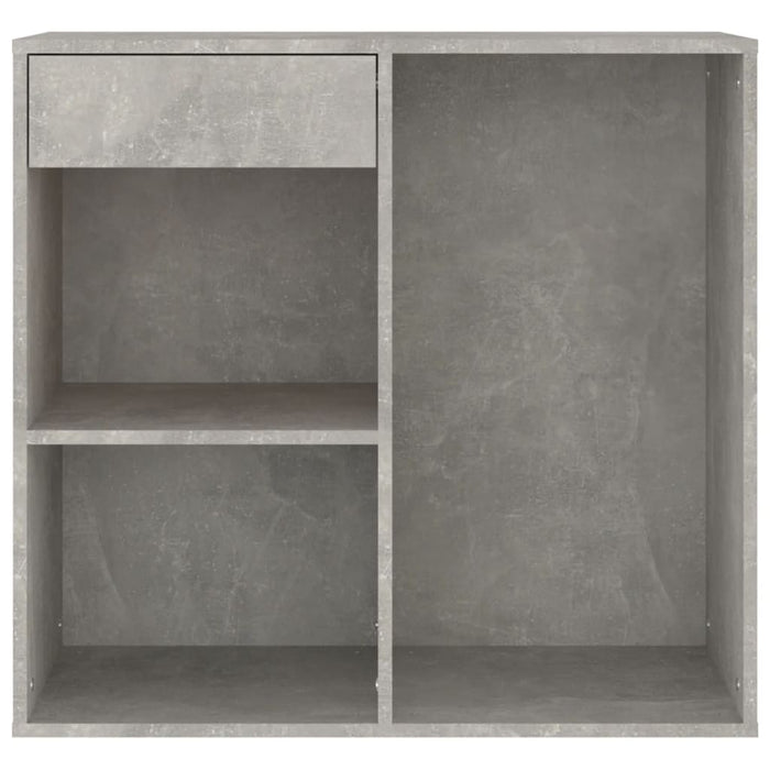 Armadietto per Cosmetici Grigio Cemento 80x40x75 cm in Legno 808841