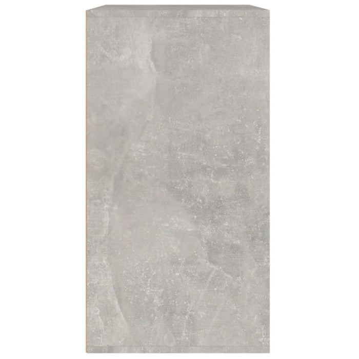 Armadietto per Cosmetici Grigio Cemento 80x40x75 cm in Legno 808841