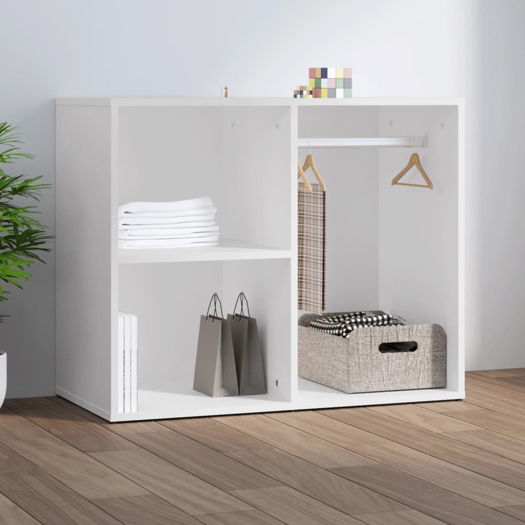 Armadietto per Cosmetici Bianco 80x40x65 cm Legno Multistrato 808846