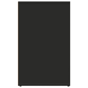 Armadietto per Cosmetici Nero 80x40x65 cm in Legno Multistrato 808847