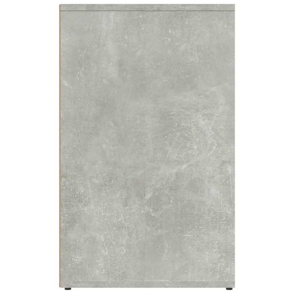 Armadietto Cosmetici Grigio Cemento 80x40x65 Legno Multistrato 808850