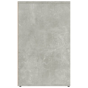 Armadietto Cosmetici Grigio Cemento 80x40x65 Legno Multistrato 808850