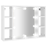 Mobile a Specchio con LED Bianco 76x15x55 cm cod mxl 77570