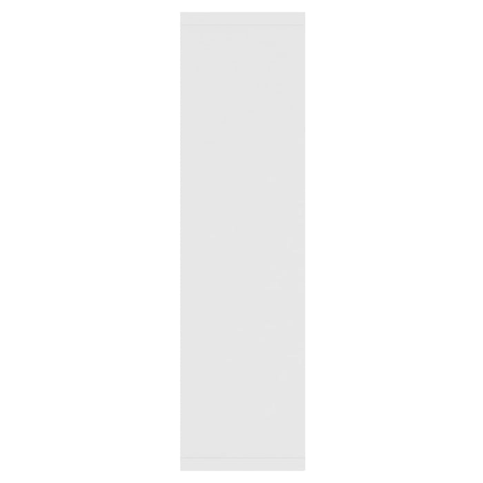 Armadietto a specchio con LED 76 x 15 x 55 cm bianco 02_0006656