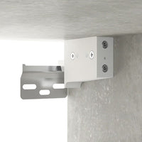 Armadietto a specchio con LED 76 x 15 x 55 cm grigio 02_0006675