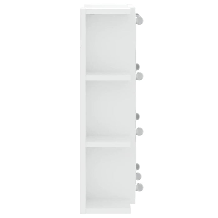 Mobile a Specchio con LED Bianco 70x16,5x60 cm 808873