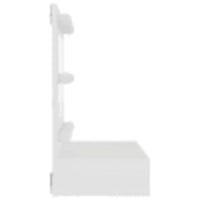 Mobile a Specchio con LED-Armadietto a Specchio Bianco 60x31,5x62 cm