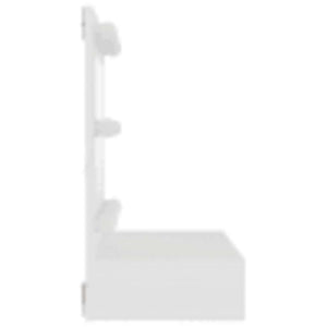 Mobile a Specchio con LED-Armadietto a Specchio Bianco 60x31,5x62 cm