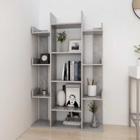 Libreria Grigio Cemento 86x25,5x140 cm in Truciolato 808904