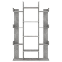 Libreria Grigio Cemento 86x25,5x140 cm in Truciolato 808904