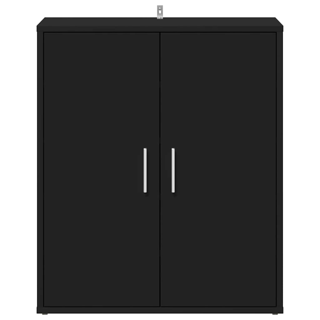 Scarpiera Nera 60x35x70 cm in Truciolato cod mxl 52942