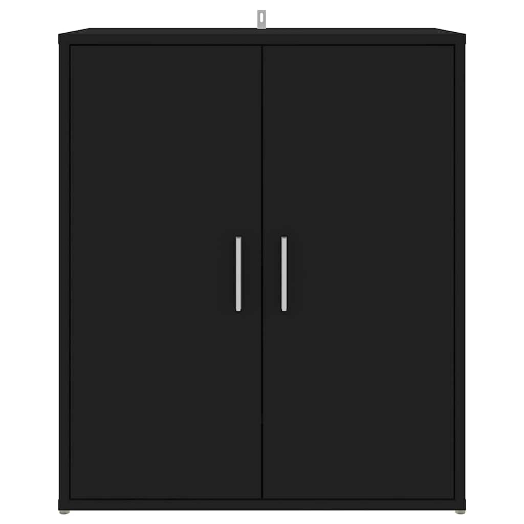 Scarpiera Nera 60x35x70 cm in Truciolato cod mxl 52942