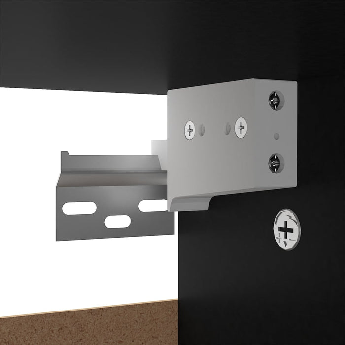 Scarpiera scarpiera mobile portaoggetti ingresso corridoio soggiorno 60 x 35 x 70 cm legno multistrato nero 02_0022002