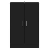 Scarpiera Nera 60x35x92 cm in Truciolato cod mxl 51344