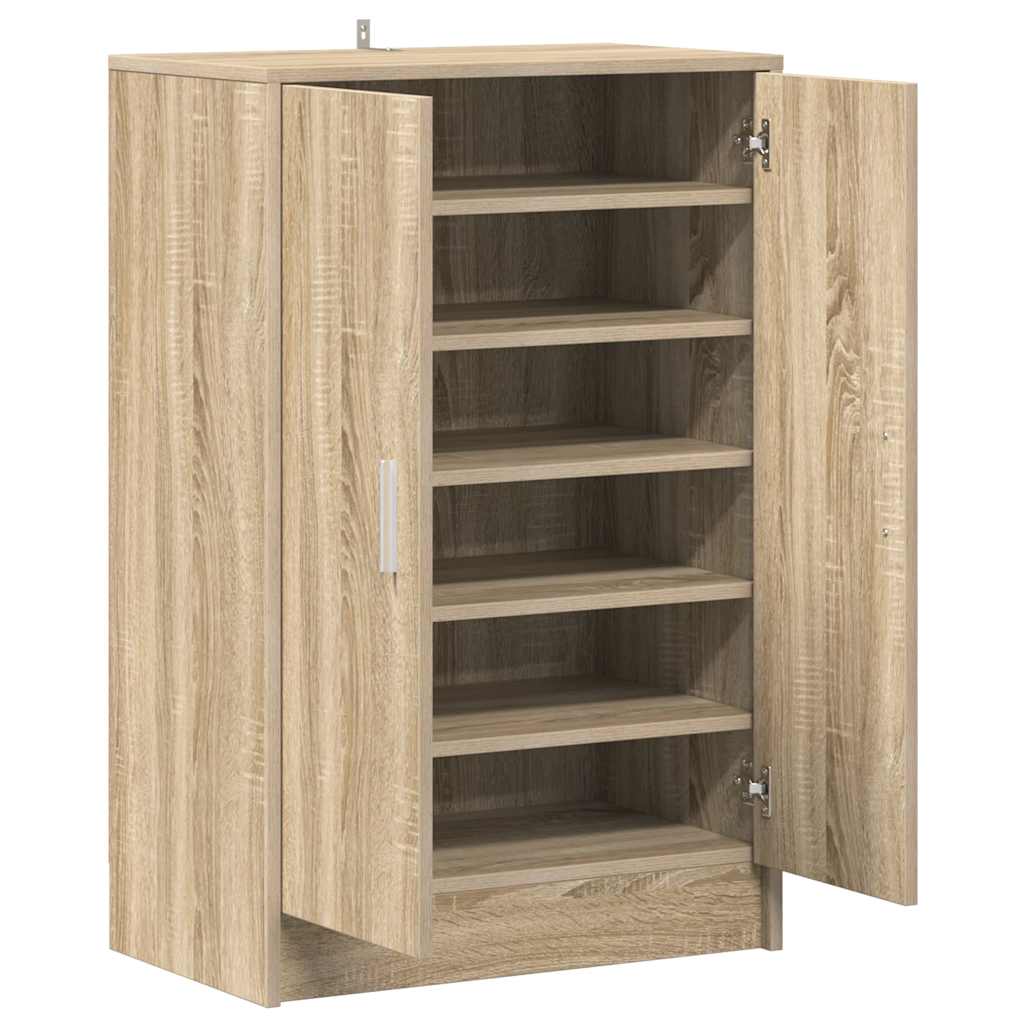 Scarpiera Rovere Sonoma 60x35x92 cm in Truciolato 808930