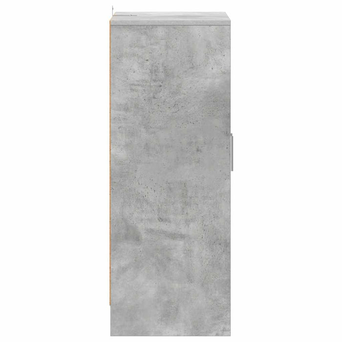 Scarpiera Grigio Cemento 60x35x92 cm in Truciolato cod mxl 47882