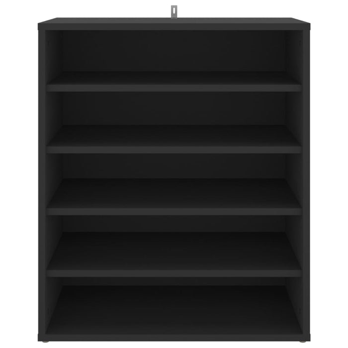 Scarpiera scarpiera mobile portaoggetti ingresso corridoio soggiorno 60 x 35 x 70 cm legno multistrato nero 02_0022001