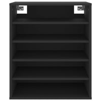 Scarpiera scarpiera mobile portaoggetti ingresso corridoio soggiorno 60 x 35 x 70 cm legno multistrato nero 02_0022001