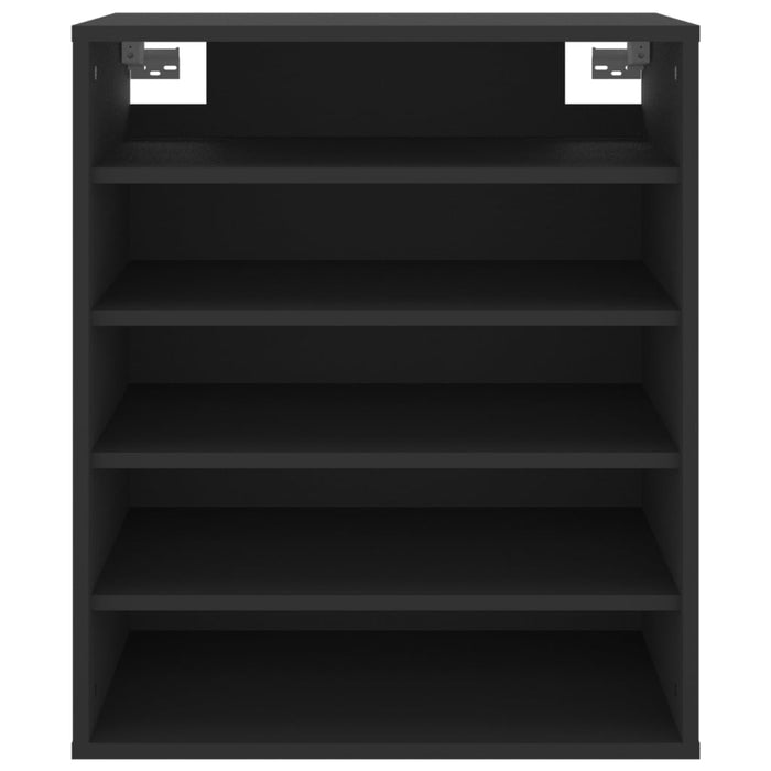 Scarpiera scarpiera mobile portaoggetti ingresso corridoio soggiorno 60 x 35 x 70 cm legno multistrato nero 02_0022001