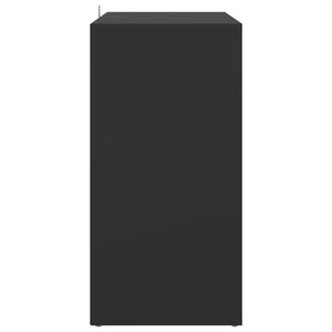 Scarpiera scarpiera mobile portaoggetti ingresso corridoio soggiorno 60 x 35 x 70 cm legno multistrato nero 02_0022001