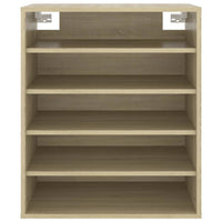 Scarpiera scarpiera mobile portaoggetti ingresso corridoio soggiorno Sonoma 60 x 35 x 70 cm legno composito marrone 02_0021716