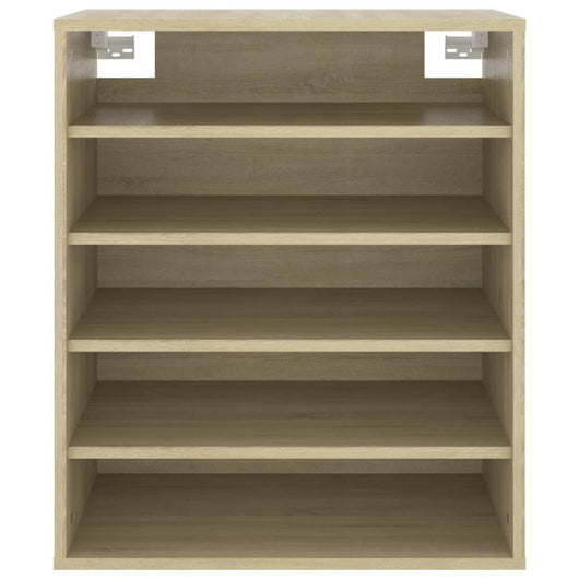 Scarpiera scarpiera mobile portaoggetti ingresso corridoio soggiorno Sonoma 60 x 35 x 70 cm legno composito marrone 02_0021716