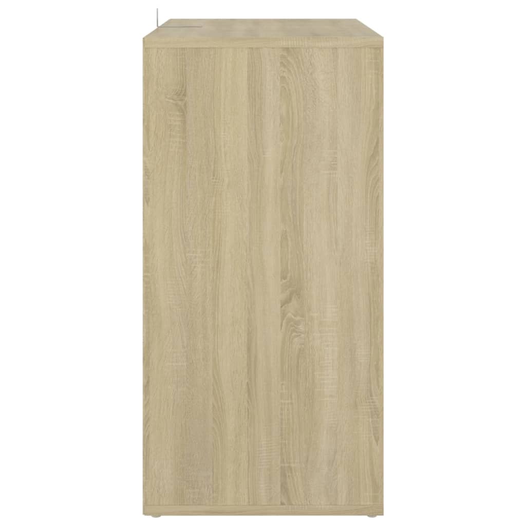 Scarpiera scarpiera mobile portaoggetti ingresso corridoio soggiorno Sonoma 60 x 35 x 70 cm legno composito marrone 02_0021716