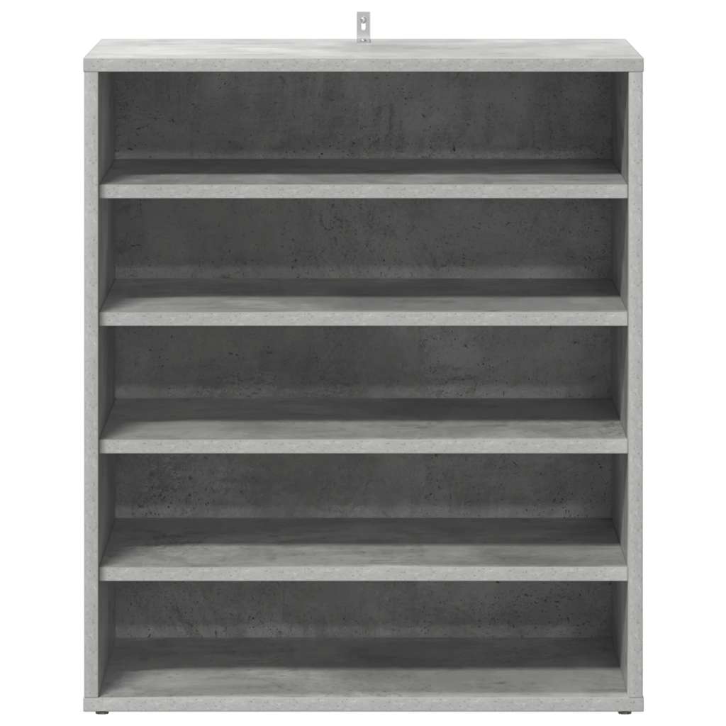 Scarpiera Grigio Cemento 60x35x70 cm in Truciolato 808940