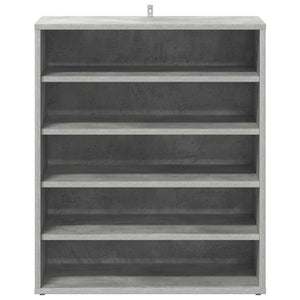 Scarpiera Grigio Cemento 60x35x70 cm in Truciolato 808940