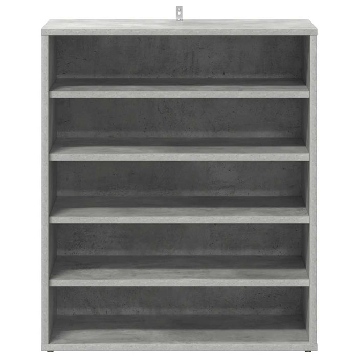 Scarpiera Grigio Cemento 60x35x70 cm in Truciolato 808940