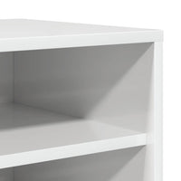 Scarpiera Bianco Lucido 60x35x70 cm in Truciolato 808942