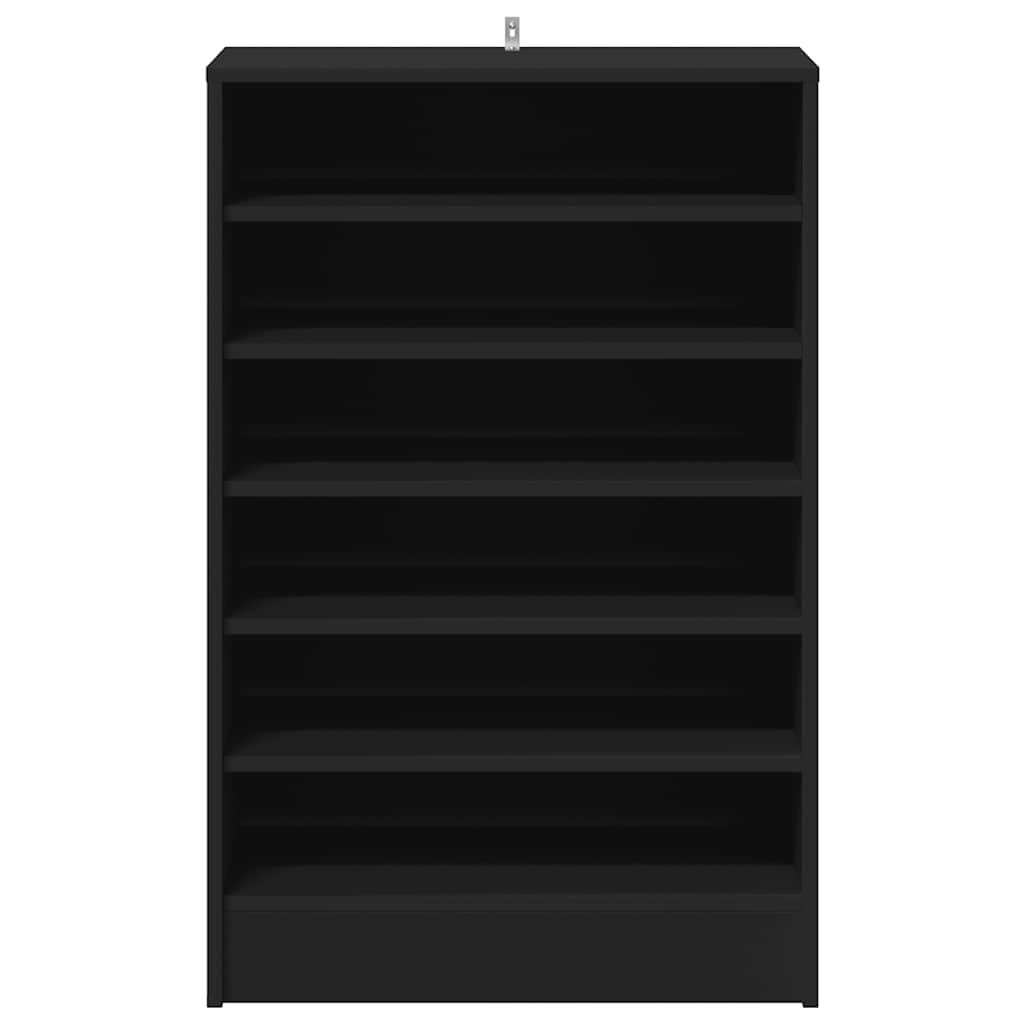 Scarpiera Nera 60x35x92 cm in Truciolato cod mxl 51750