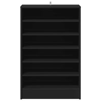 Scarpiera Nera 60x35x92 cm in Truciolato cod mxl 51750