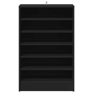 Scarpiera Nera 60x35x92 cm in Truciolato cod mxl 51750