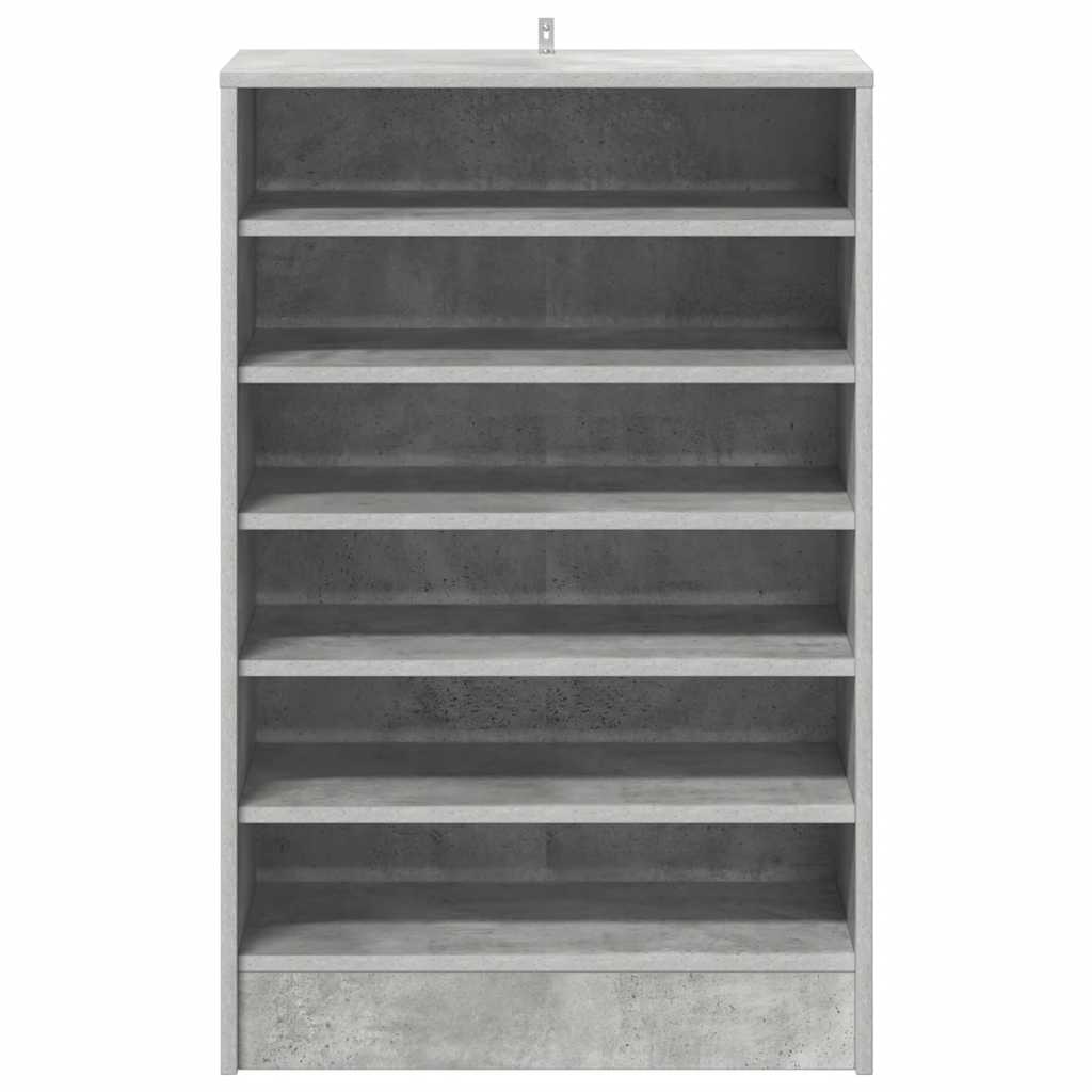 Scarpiera Grigio Cemento 60x35x92 cm in Truciolato 808949