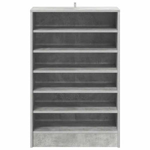 Scarpiera Grigio Cemento 60x35x92 cm in Truciolato 808949