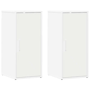 Scarpiere 2 pz Bianche 32x35x70 cm in Legno Multistrato 808955