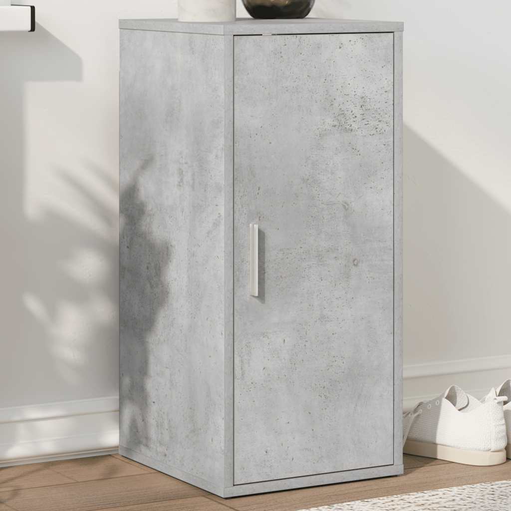 Scarpiera Grigio Cemento 32x35x70 cm in Truciolato 808962