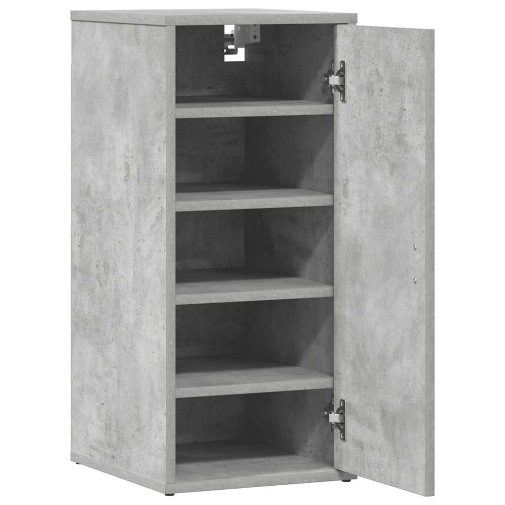 Scarpiera Grigio Cemento 32x35x70 cm in Truciolato 808962